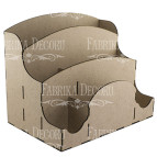 Заготовка для декорування Фабрика Декору (ДВП 3мм) Настільний органайзер FDPO-016