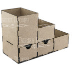 Заготовка для декорування Фабрика Декору (ДВП 3мм) Настільний органайзер FDPO-017