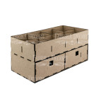 Заготовка для декорування Фабрика Декору (ДВП 3мм) Настільний органайзер FDPO-024