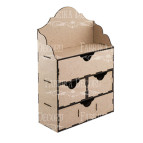 Заготовка для декорування Фабрика Декору (ДВП 3мм) Настільний органайзер FDPO-026