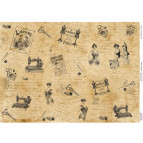 Декупажна карта 29,7*42см 55г/м Фабрика Декору FDCDA3-00064