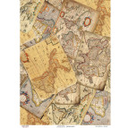 Декупажна карта 29,7*42см 55г/м Фабрика Декору FDCDA3-00074