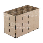 Заготовка для декорування Фабрика Декору (ДВП 3мм) Настільний органайзер FDPO-031