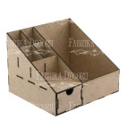 Заготовка для декорування Фабрика Декору (ДВП 3мм) Настільний органайзер FDPO-032