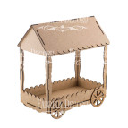 Заготовка для декорування Фабрика Декору (ДВП 3мм) Візок-1 FDPO-058