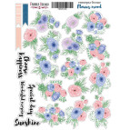 Стікери для творчості Фабрика Деккору №008 Flower mood FDSTK-008