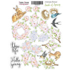 Стікери для творчості Фабрика Деккору №012 Smile of spring FDSTK-012
