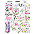 Стікери для творчості Фабрика Деккору №015 Wedding of our dream FDSTK-015