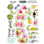 Стікери для творчості Фабрика Деккору №016 Tropical paradise FDSTK-016