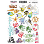 Стікери для творчості Фабрика Деккору №017 Sea breeze FDSTK-017