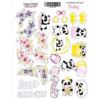 Стікери для творчості Фабрика Деккору №020 My little baby girl FDSTK-020