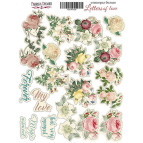 Стікери для творчості Фабрика Деккору №024 Letters of love FDSTK-024