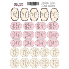 Стікери для творчості Фабрика Деккору №028 Made with love FDSTK-028