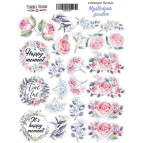 Стікери для творчості Фабрика Деккору №031 Mysterions garden FDSTK-031