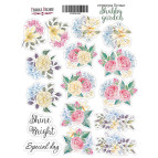 Стікери для творчості Фабрика Деккору №032 Shabby garden FDSTK-032