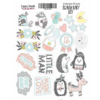 Стікери для творчості Фабрика Деккору №033 Scandi Baby Boy FDSTK-033