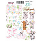 Стікери для творчості Фабрика Декору №049 Puffy Fluffy Girl FDSTK-049