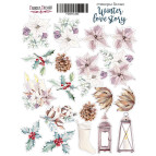 Стікери для творчості Фабрика Декору №053 Winter Love Story FDSTK-053