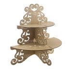 Заготовка для декорування Фабрика Декору (ДВП 3мм) Підставка півколо ажур FDPO-089