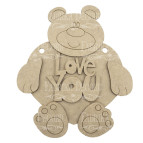 Заготовка для декорування Фабрика Декору (ДВП 3мм) Love you-1 FDPO-129