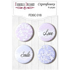 Скрапфішки Д-25см Фабрика Декору 4шт набір №018 FDSC-018