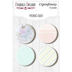 Скрапфішки Д-25см Фабрика Декору 4шт набір №023 FDSC-023