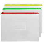 Папка-конверт А4 на блискавці ООПТ zip-lock асорті F56/3033