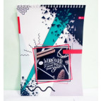 Зошит спіраль А4 48арк велика клітинка СКАТ Т-16