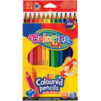 Олівці кольорові 12кол. Colorino тригранні Jumbo з чинкою 15530