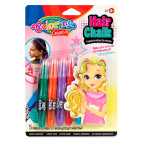 Крейда для розпису волосся Colorino 5кол + гребинець 68659