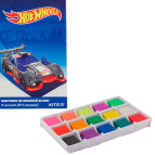 Пластилін восковий Kite набір 15кол по 15гр Hot Wheels HW19-087