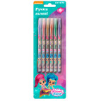 Гелеві ручки KITE набір 6шт мод 037 з блискітками Shimmer&Shine SH19-037