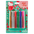 Клей з блискітками Kite 6 кольорів Hello Kitty  HK19-107