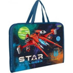 Портфель А4 1 Вересня YES пластик на блискавці FC 491610 Star Explorer