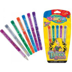 Ручки-тату гелеві набір 5кол.Colorino Tattoo з трафаретами 15860