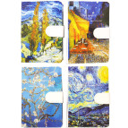 Блокнот А6 144арк ЛИДЕР 9701S-15 Van Gogh з магніт. клапаном