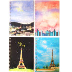 Зошит спіраль А5 48арк пласт обкл Лидер 77345 кліт