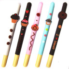 Гелева ручка з насадкою Десерти Sofun асорті, пише синім ZF1835