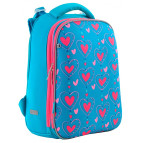 Ранець каркасний 1 Вересня Yes 556034 Romantic hearts H-12-1 38*29*15см