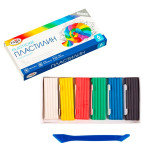 Пластилін 6кол. ГАММА Класичний со стеком 120г 281030