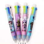 Кулькова ручка 8-ми кольорова Лялька 18097