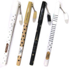 Гелева ручка Пиши-стирай AIHAO брелок-гумка 0,5мм пише синім AH47690