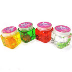 Іграшка антістрес Слайм (Лізун) №2460-2 у баночці 6,5*5,5см з комахами