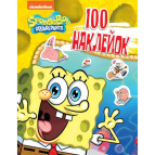 Наліпки дитячі ПЕРО SpongeBob 100шт 713044/121208