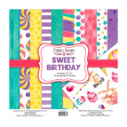 Набір паперу для скрапбукінгу Фабрика Декору FDSP-01073 Sweet Birthday 30,5*30,5см 10арк + бонус 200г/м2