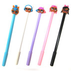 Кулькова ручка з насадкою Лялька ЛИДЕР асорті, пише синім №789