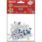 Наліпки для творчості MAXI Сніжинки (ЕВА) MX61611-03