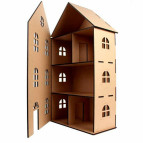 Заготовка МДФ Ляльковий будиночок Амстердам 71*37*18см ROSA Talent 2873014