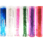 Іграшка антістрес Слайм (Лізун) HB-19 у баночці 13*3,2см з блискитками