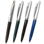 Кулькова ручка Vinson 8286 автомат. пише синім 0,7мм корпус асорті